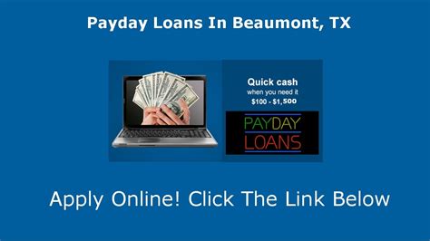 Payday Loans Beaumont Texas